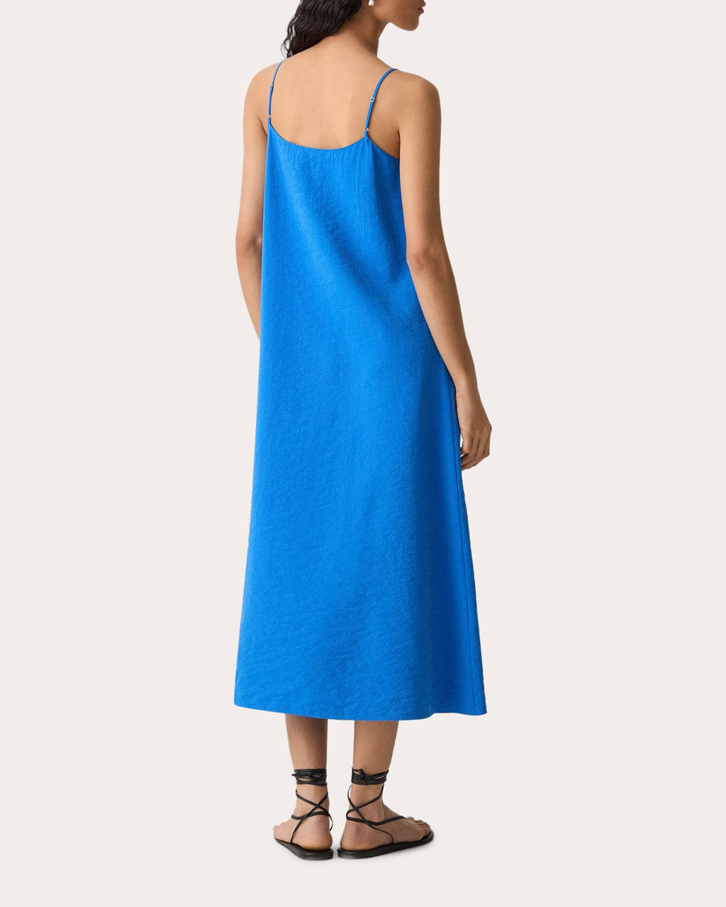 Relaxed Silk Slip Dress