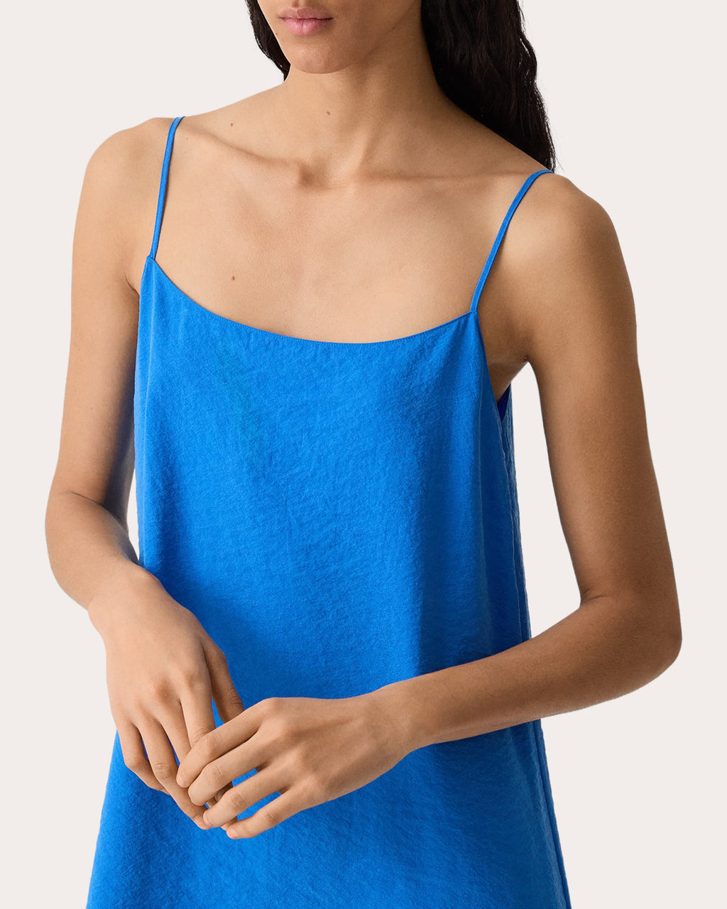 Relaxed Silk Slip Dress