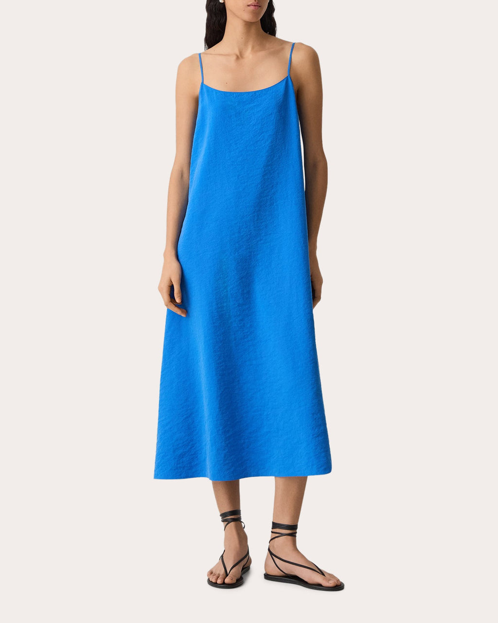 Relaxed Silk Slip Dress