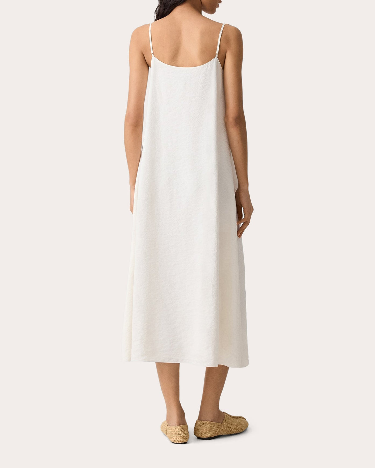 Relaxed Silk Slip Dress