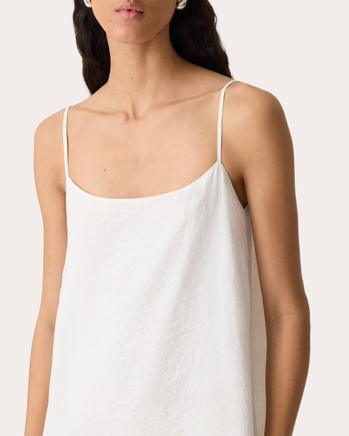Relaxed Silk Slip Dress
