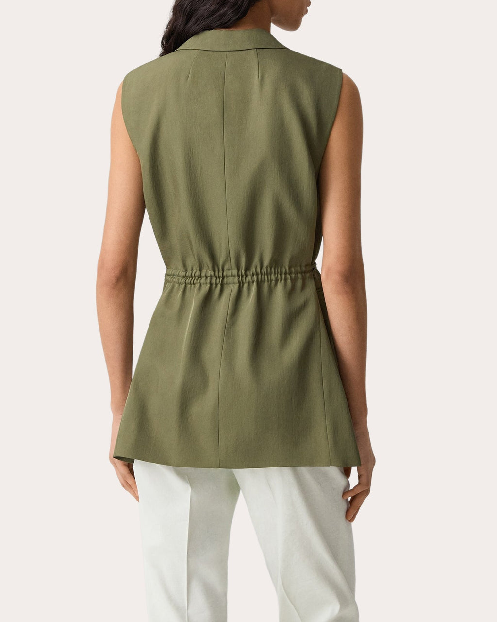 Washed Twill Vented Vest