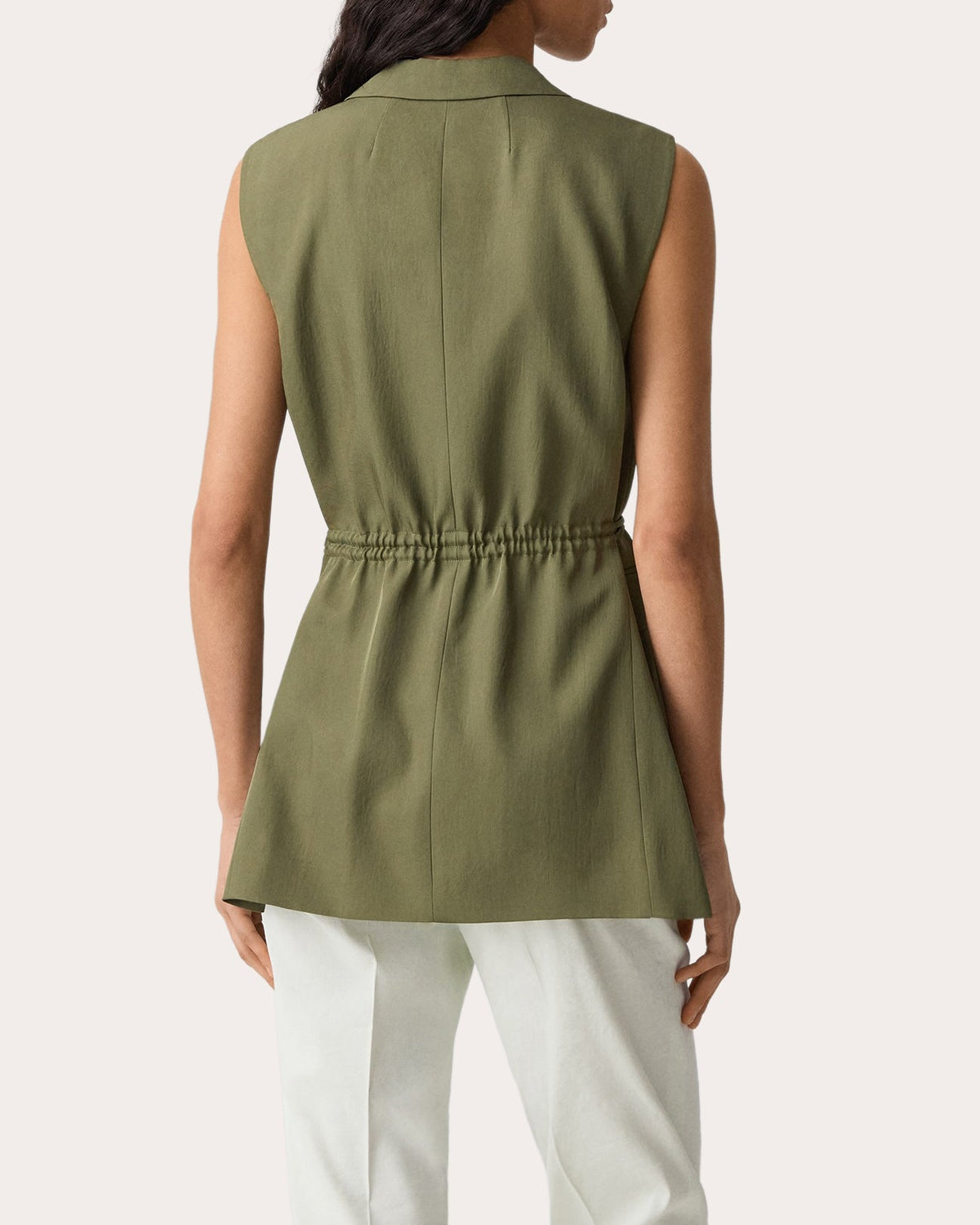 Washed Twill Vented Vest