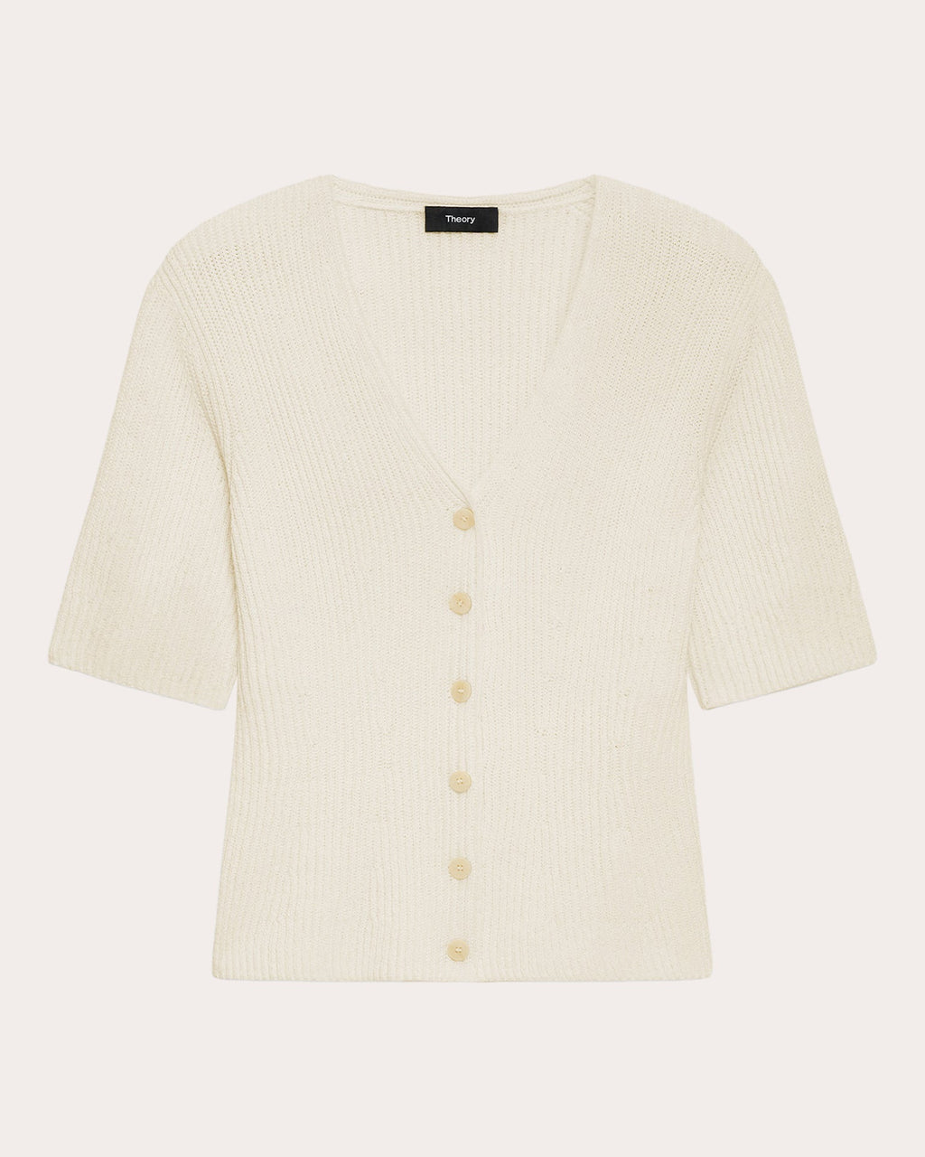 Knit Shaped V-Neck Cardigan