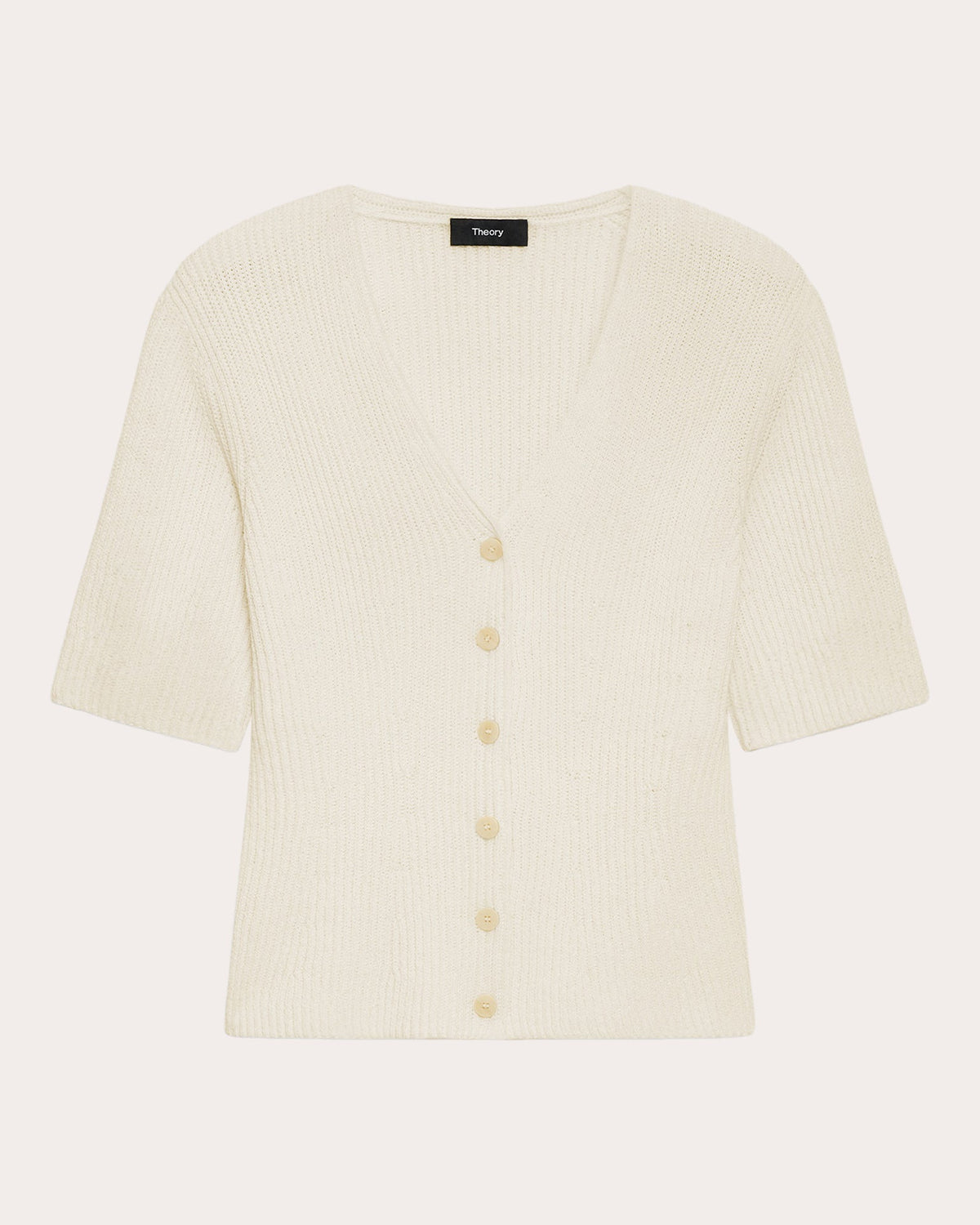 Knit Shaped V-Neck Cardigan