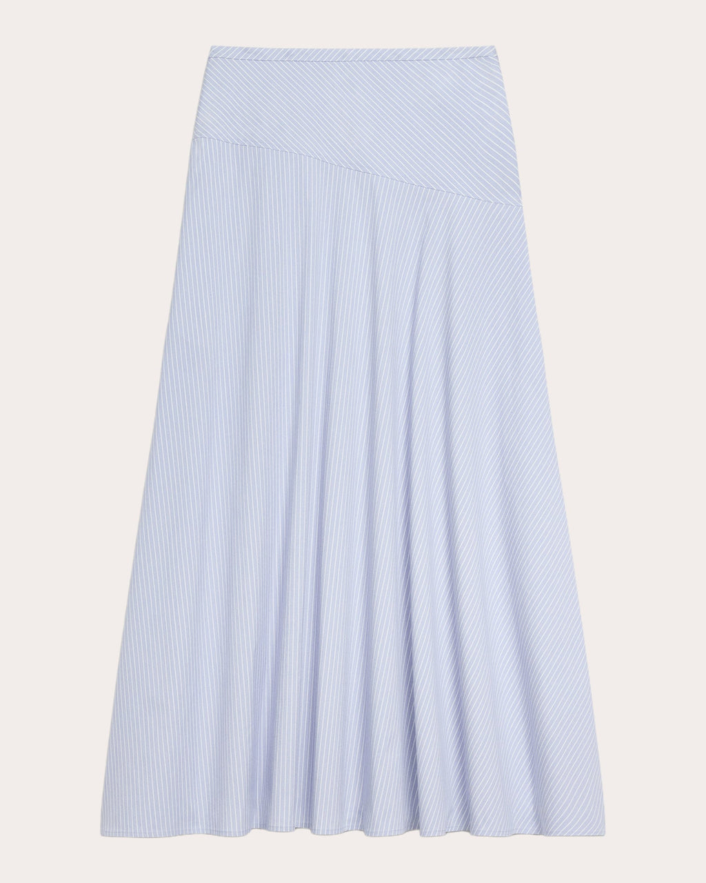 Stripe Angled Yoke Circle Skirt
