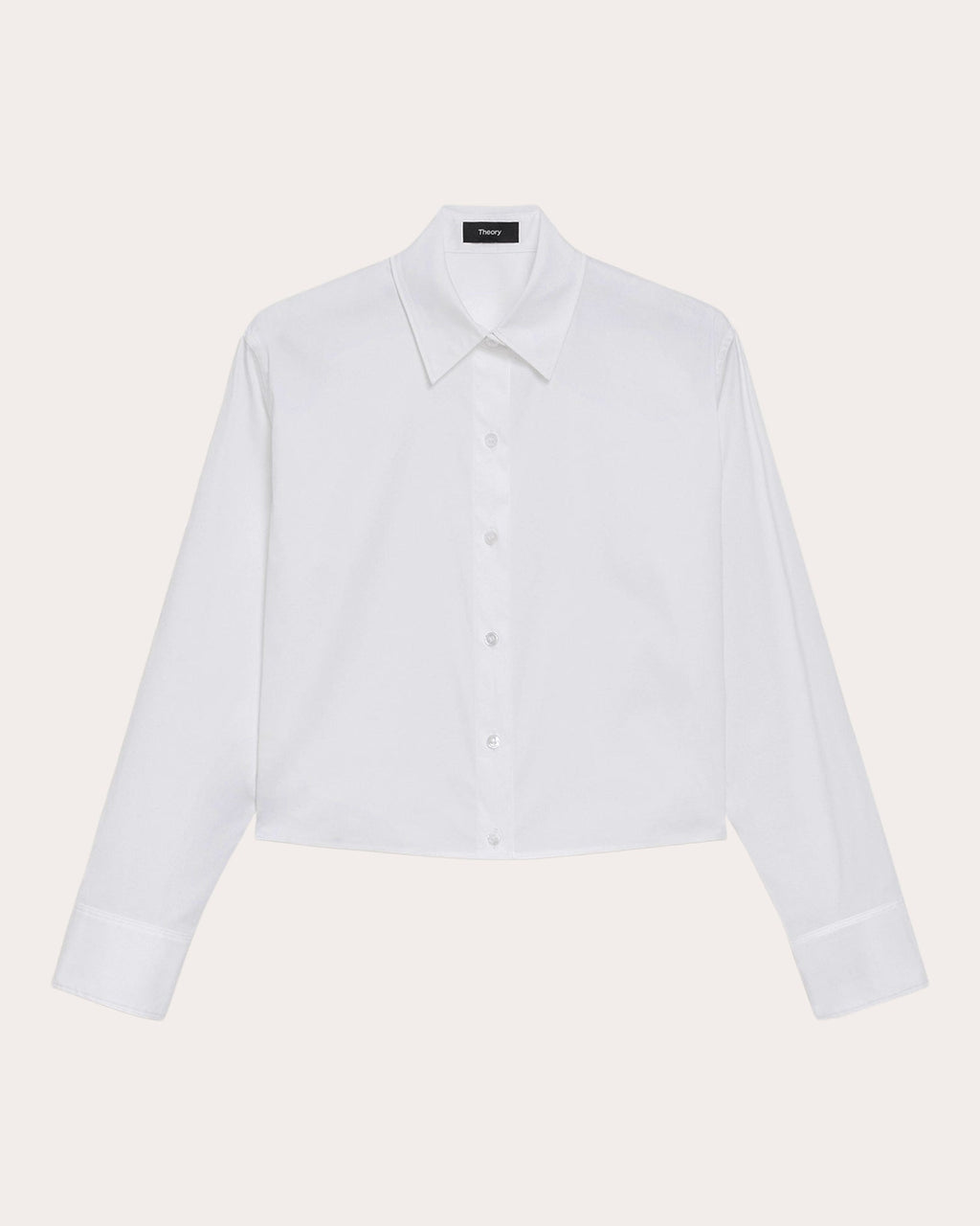 Good Poplin Cropped Tab Shirt