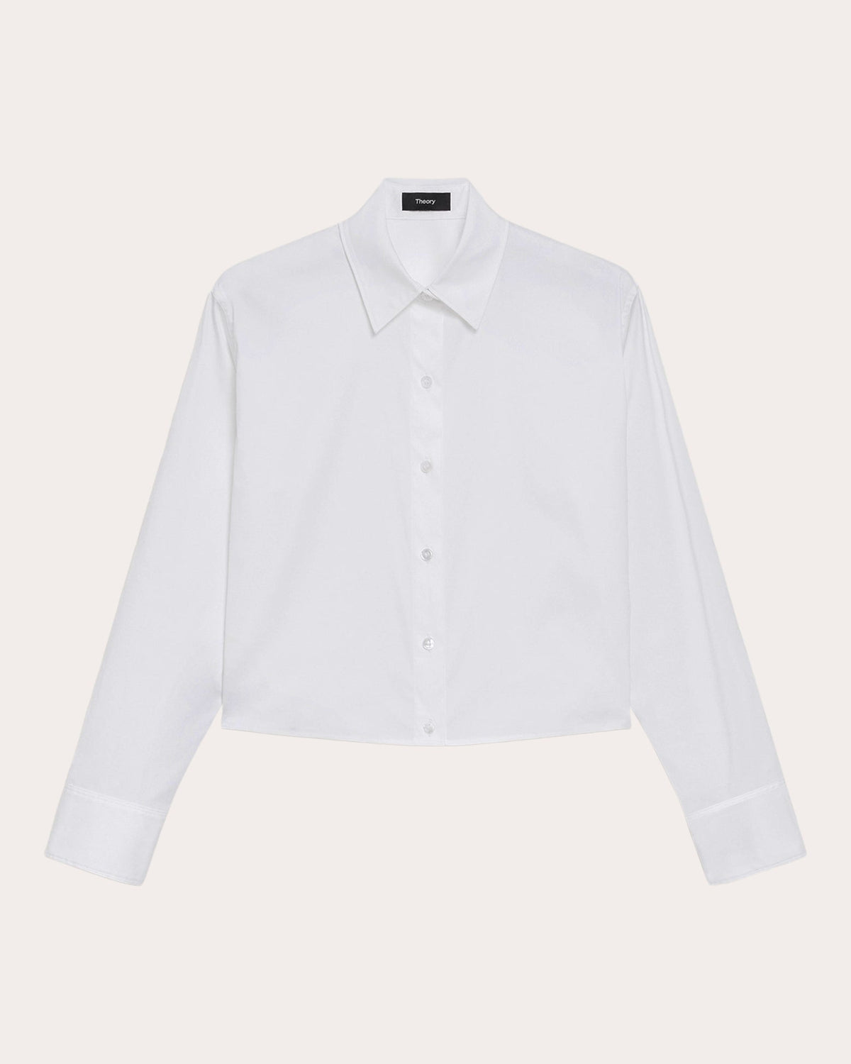 Good Poplin Cropped Tab Shirt