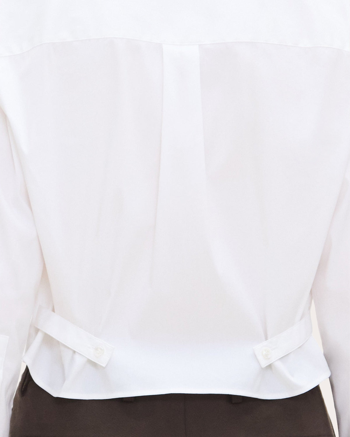 Good Poplin Cropped Tab Shirt