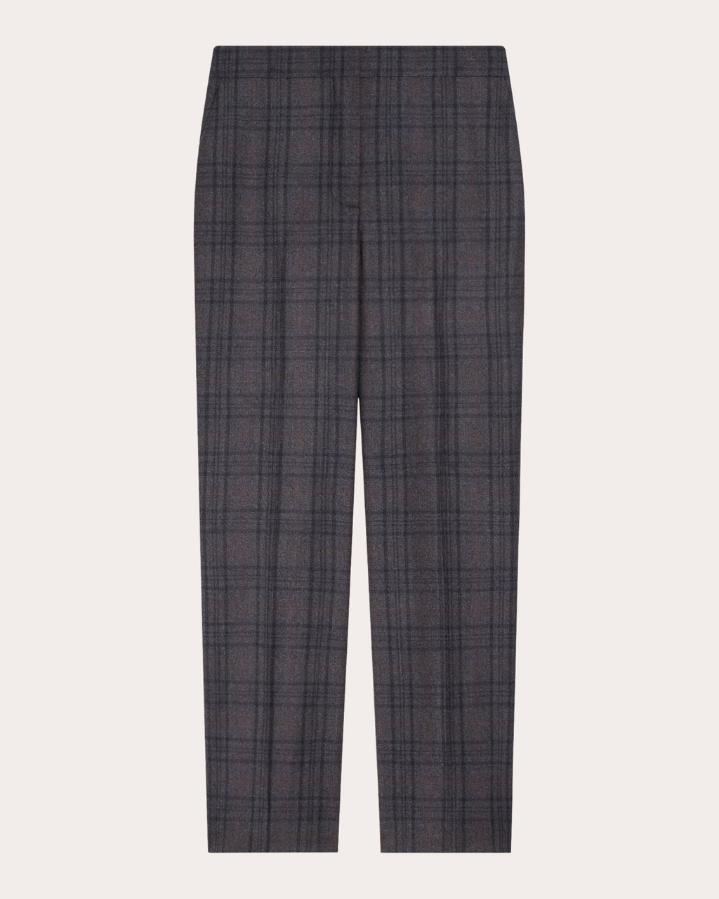 Plaid Sleek Flannel Marcee Stovepipe Pants