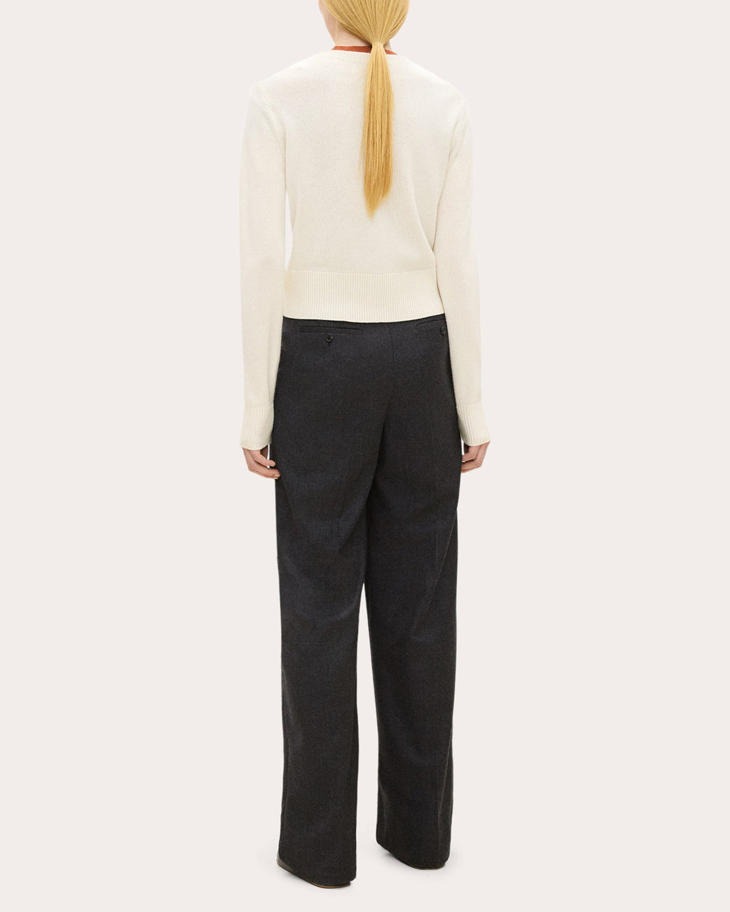 Cashmere Knit Slim Button Cardigan