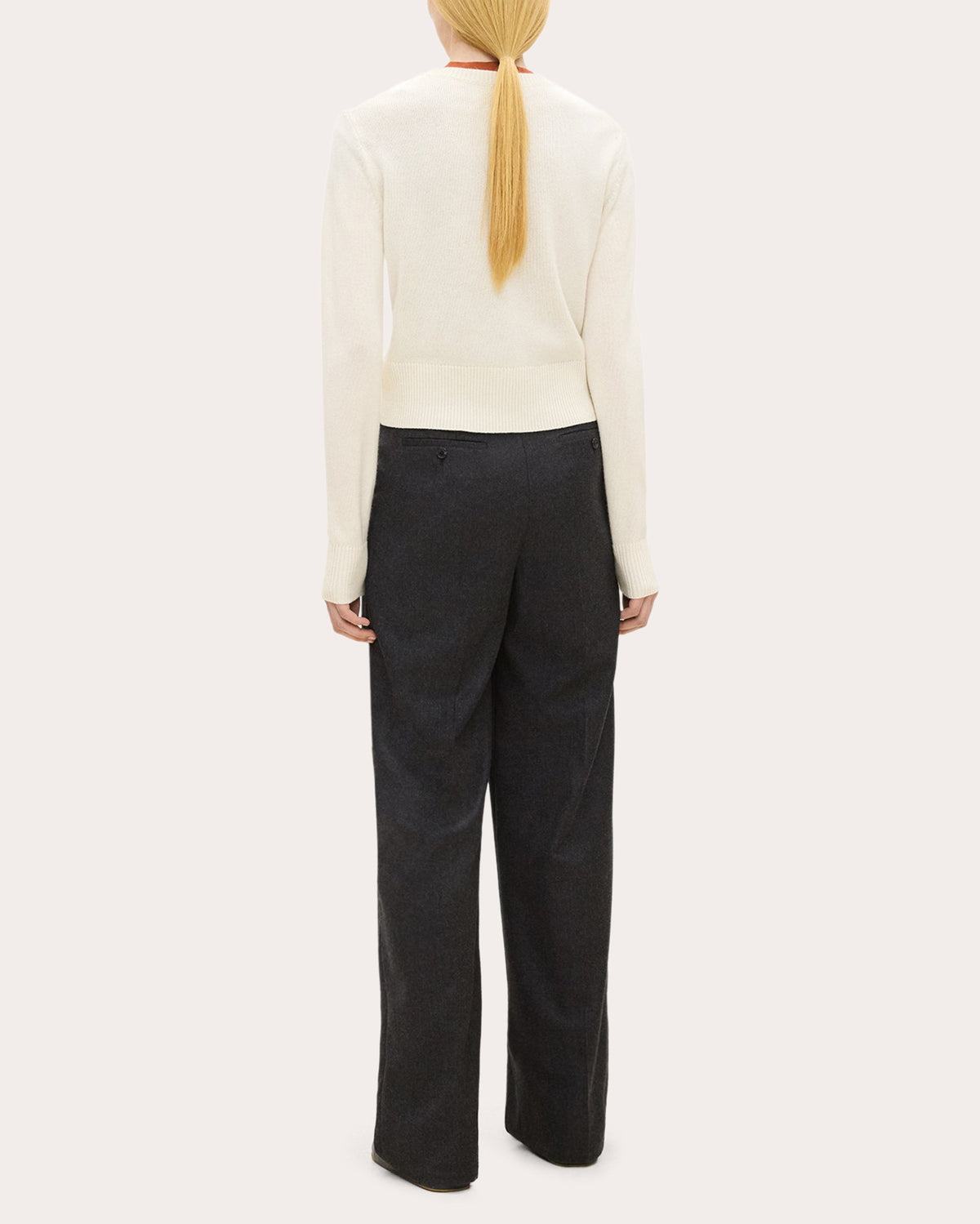 Cashmere Knit Slim Button Cardigan