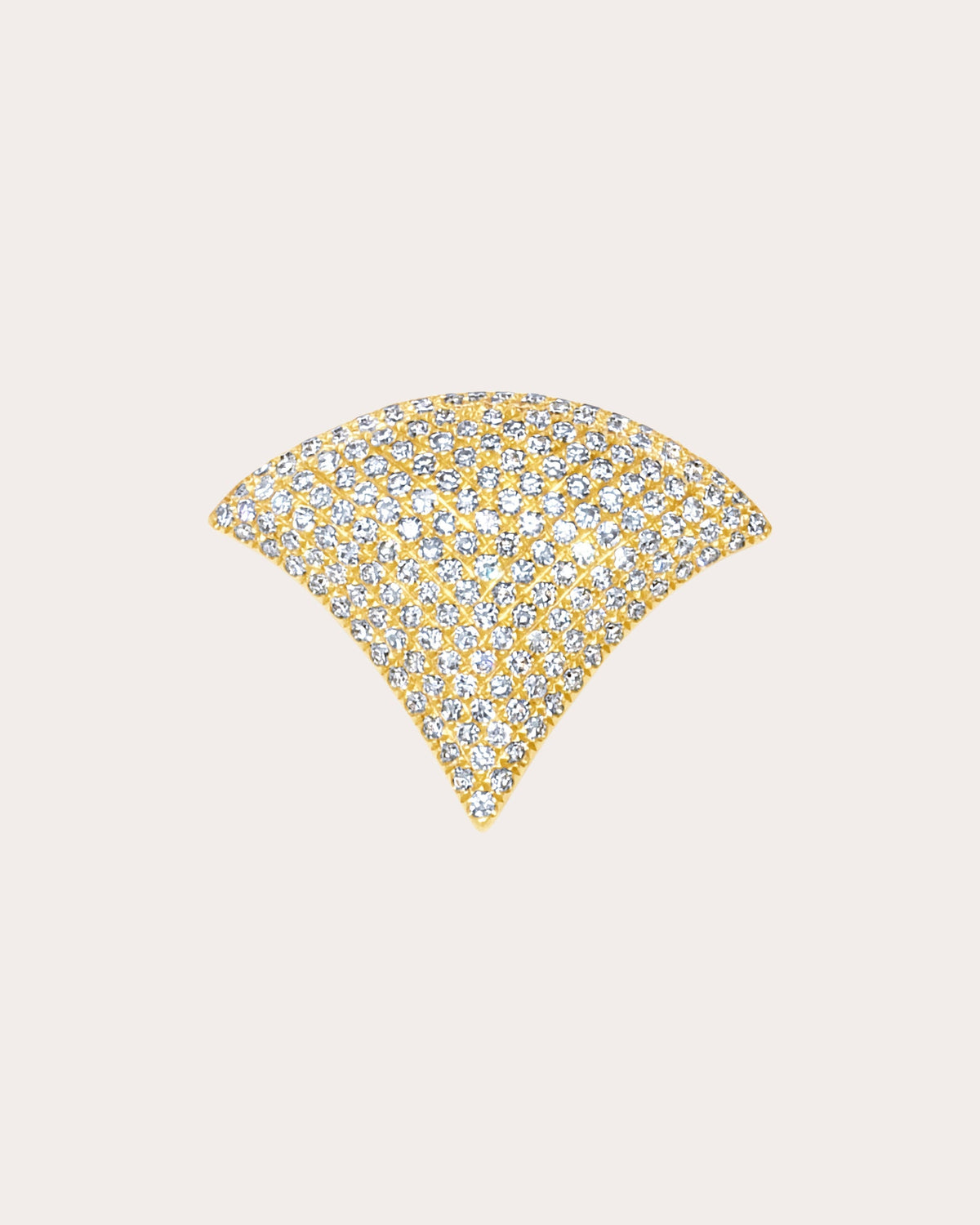 Diamond & 14k Gold Apse Pavé Slider
