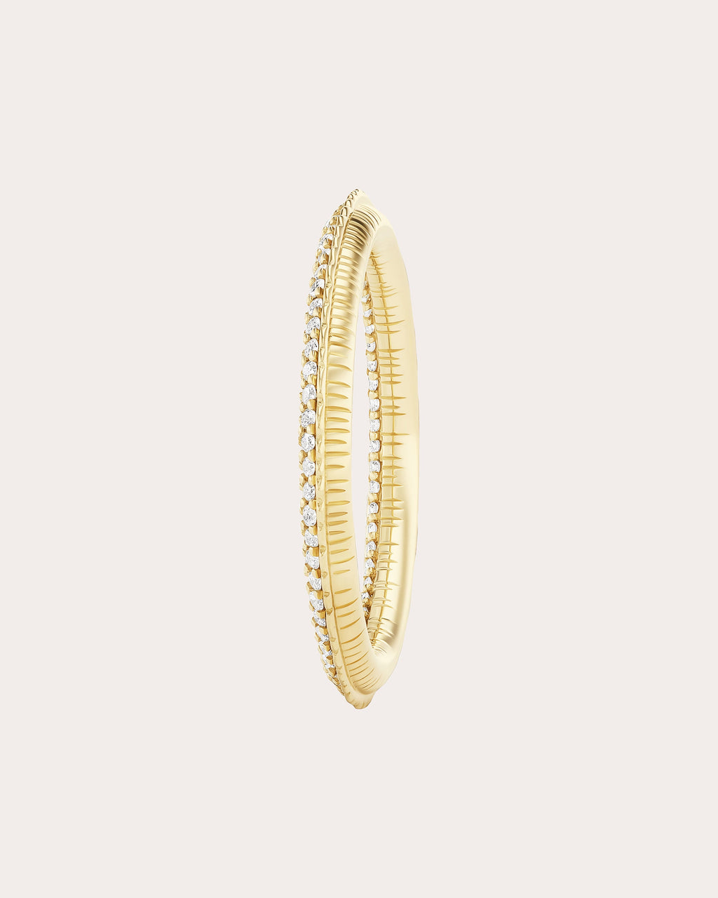 Diamond Tube Dual Side Ring