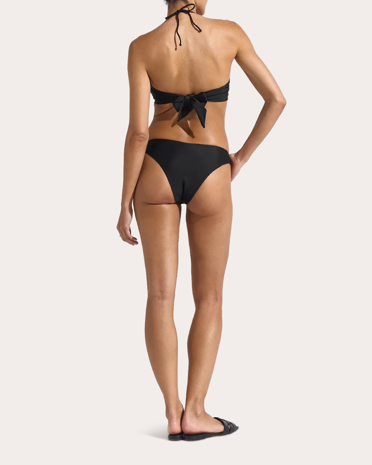 Twisted Mid-Rise Bikini Bottoms