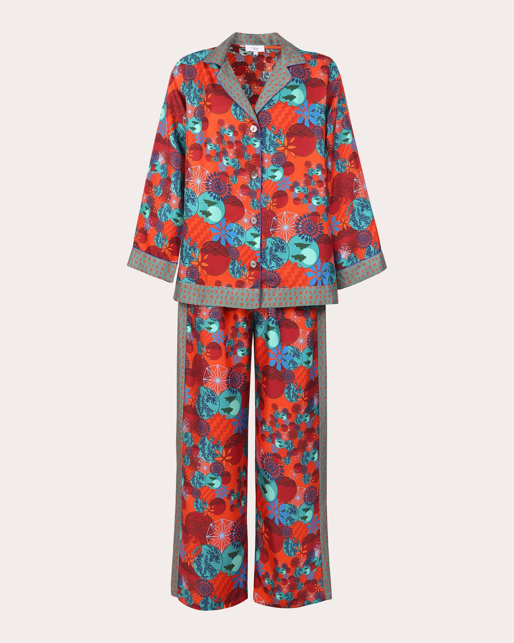 Isa Tama Silk Pajama Set