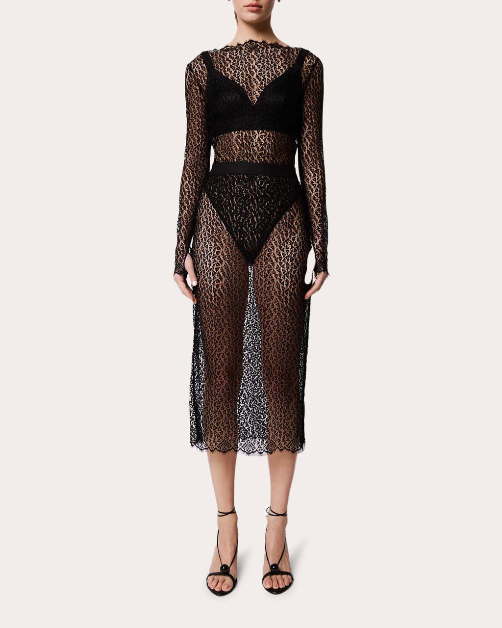 Tango Sheer Chantilly Lace Skirt