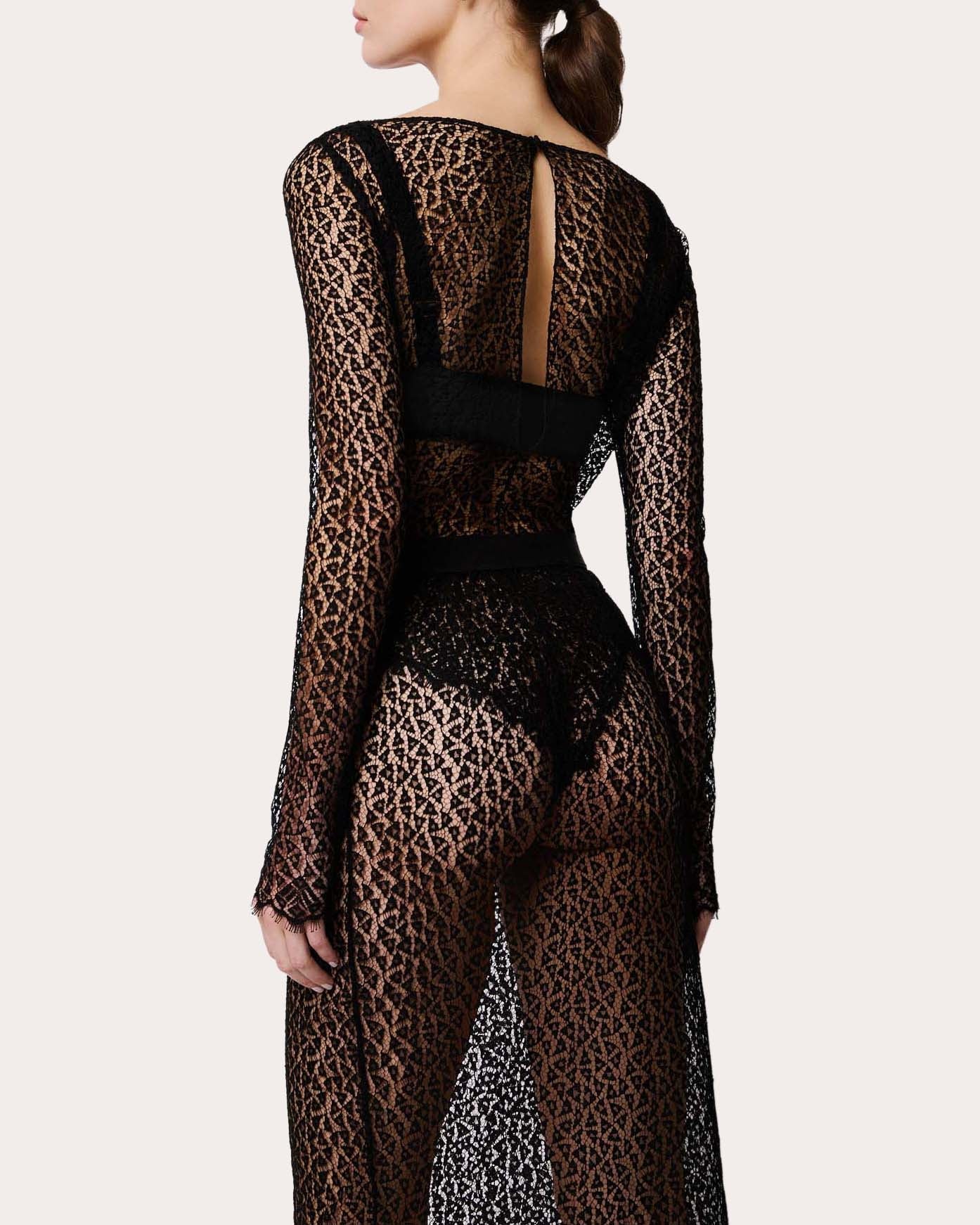 Tango Sheer Chantilly Lace Skirt