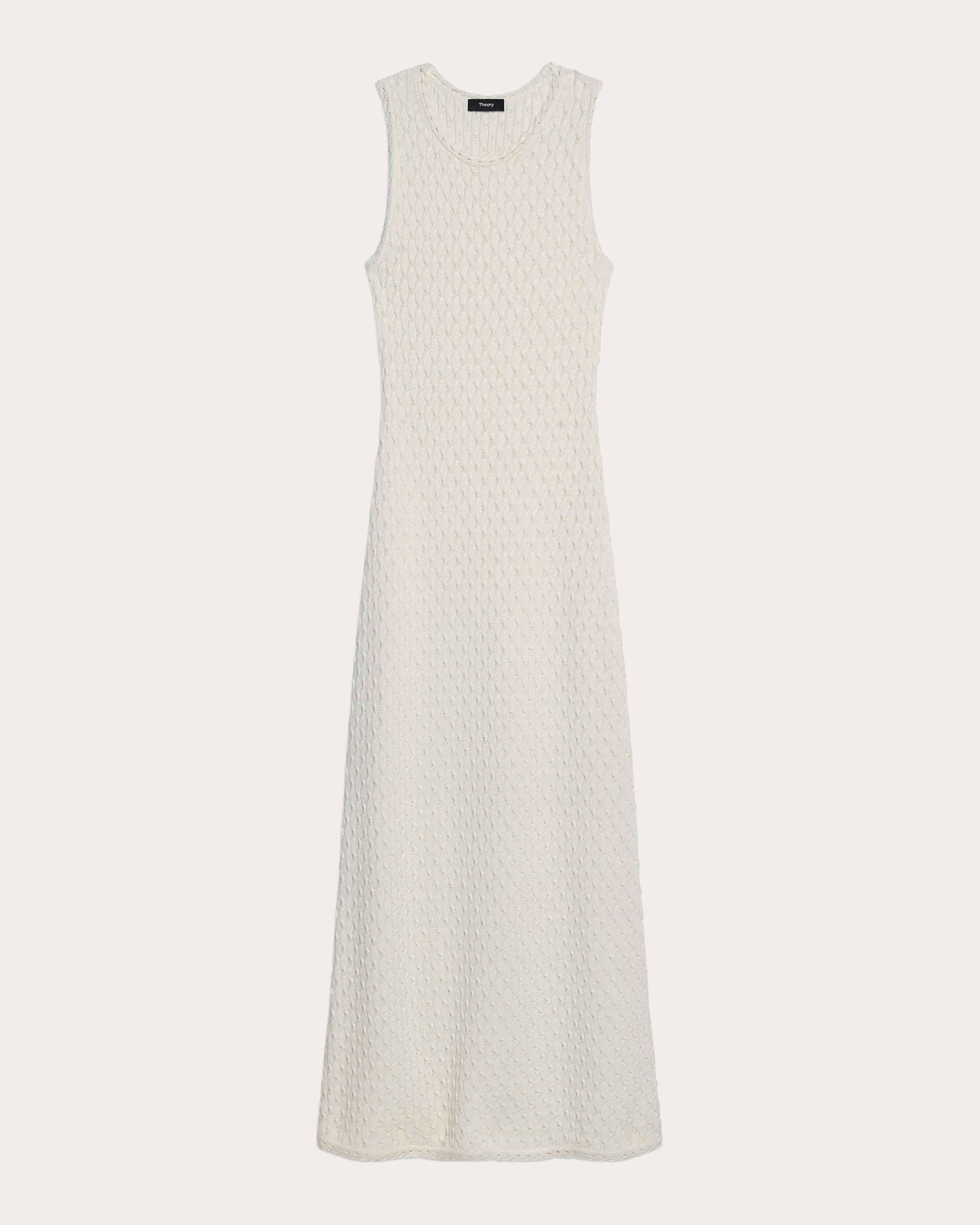 Organic Cotton Cable Knit Tank Dress