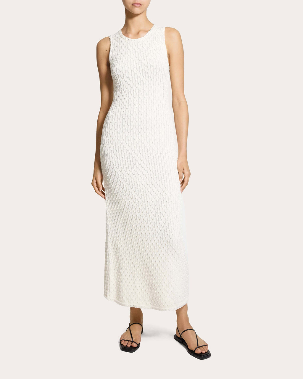 Organic Cotton Cable Knit Tank Dress