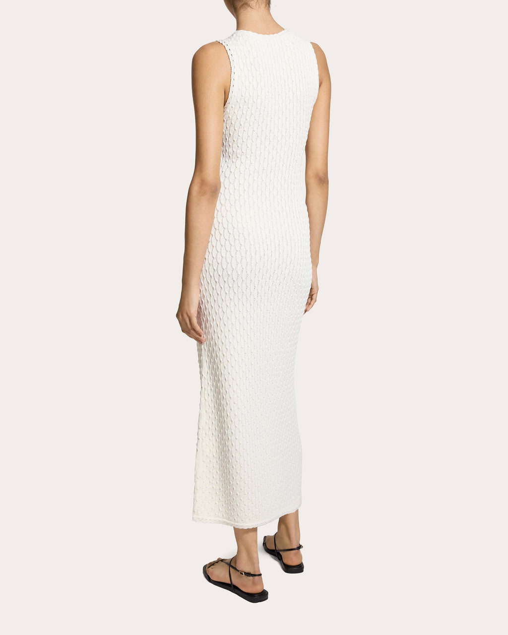 Organic Cotton Cable Knit Tank Dress