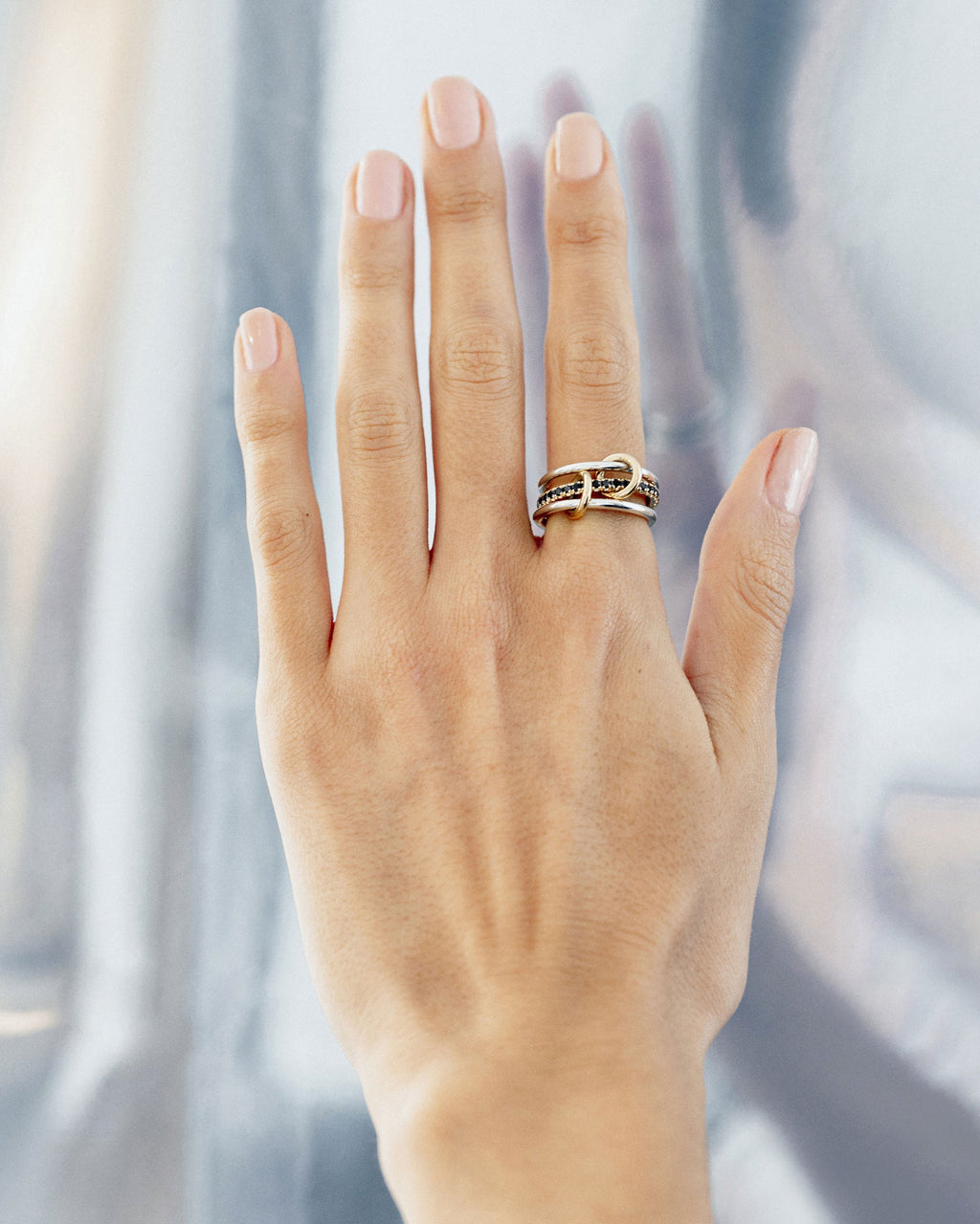 Black Diamond Two-Tone Tigris Ring