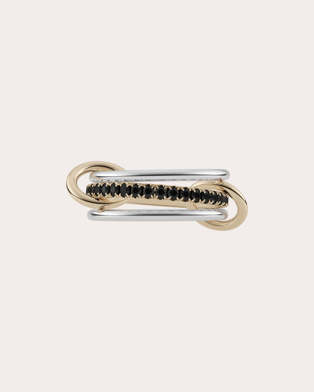Black Diamond Two-Tone Tigris Ring