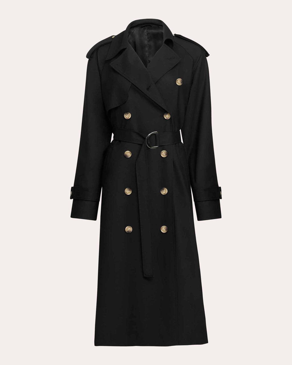 Seasonless Wool Classic Trench Coat