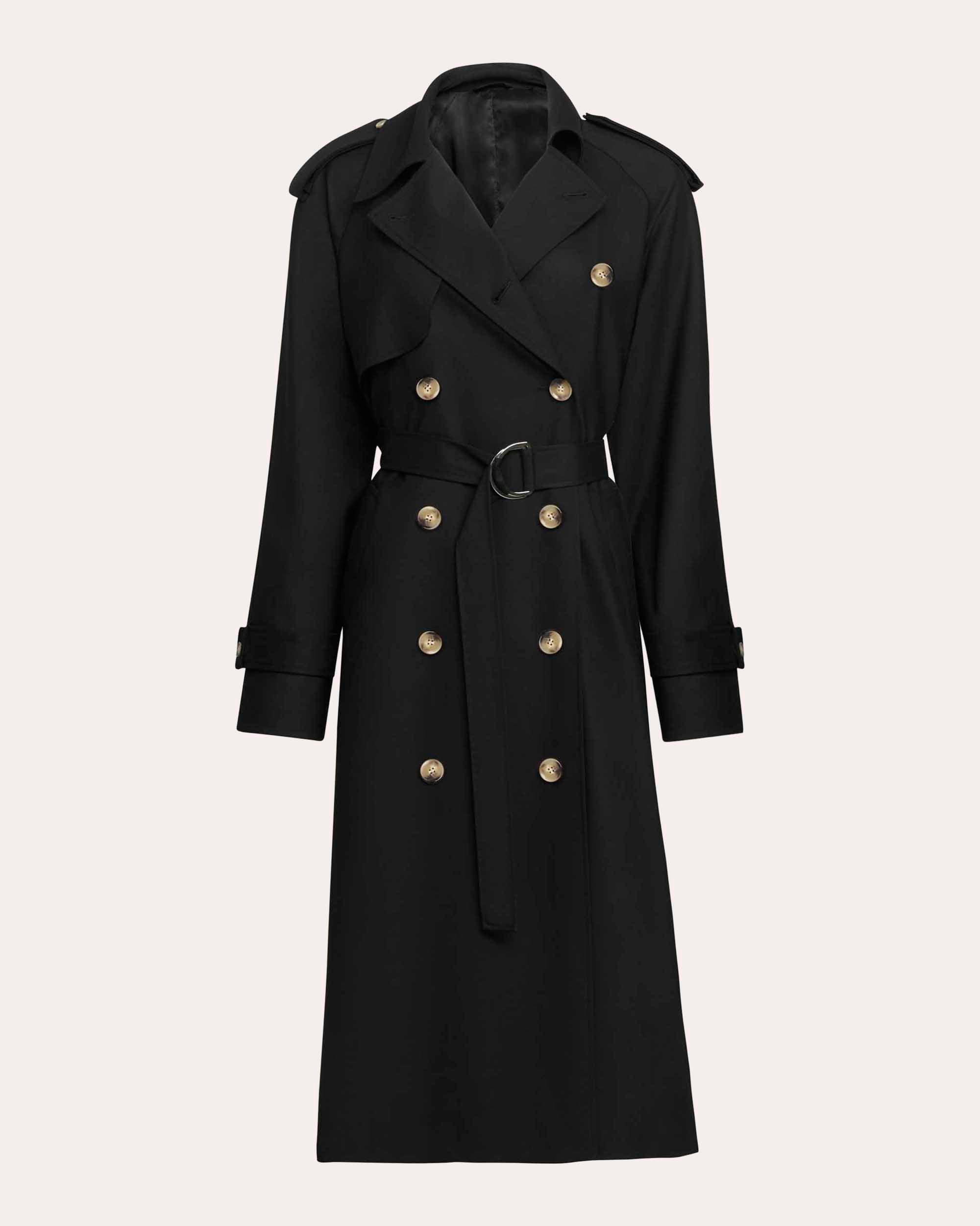 Seasonless Wool Classic Trench Coat