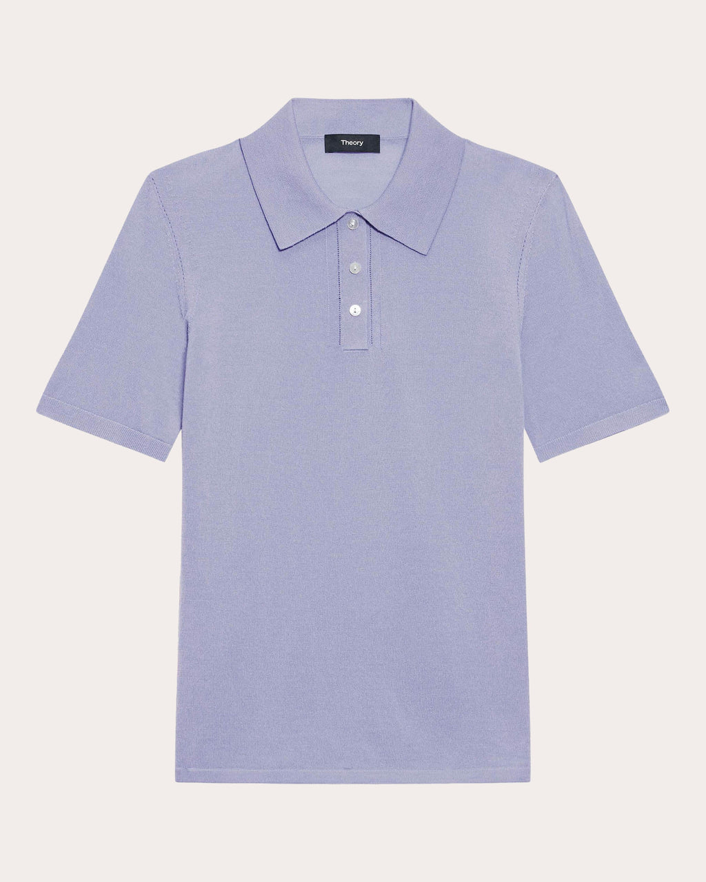 Regal Wool Pointelle-Trim Polo