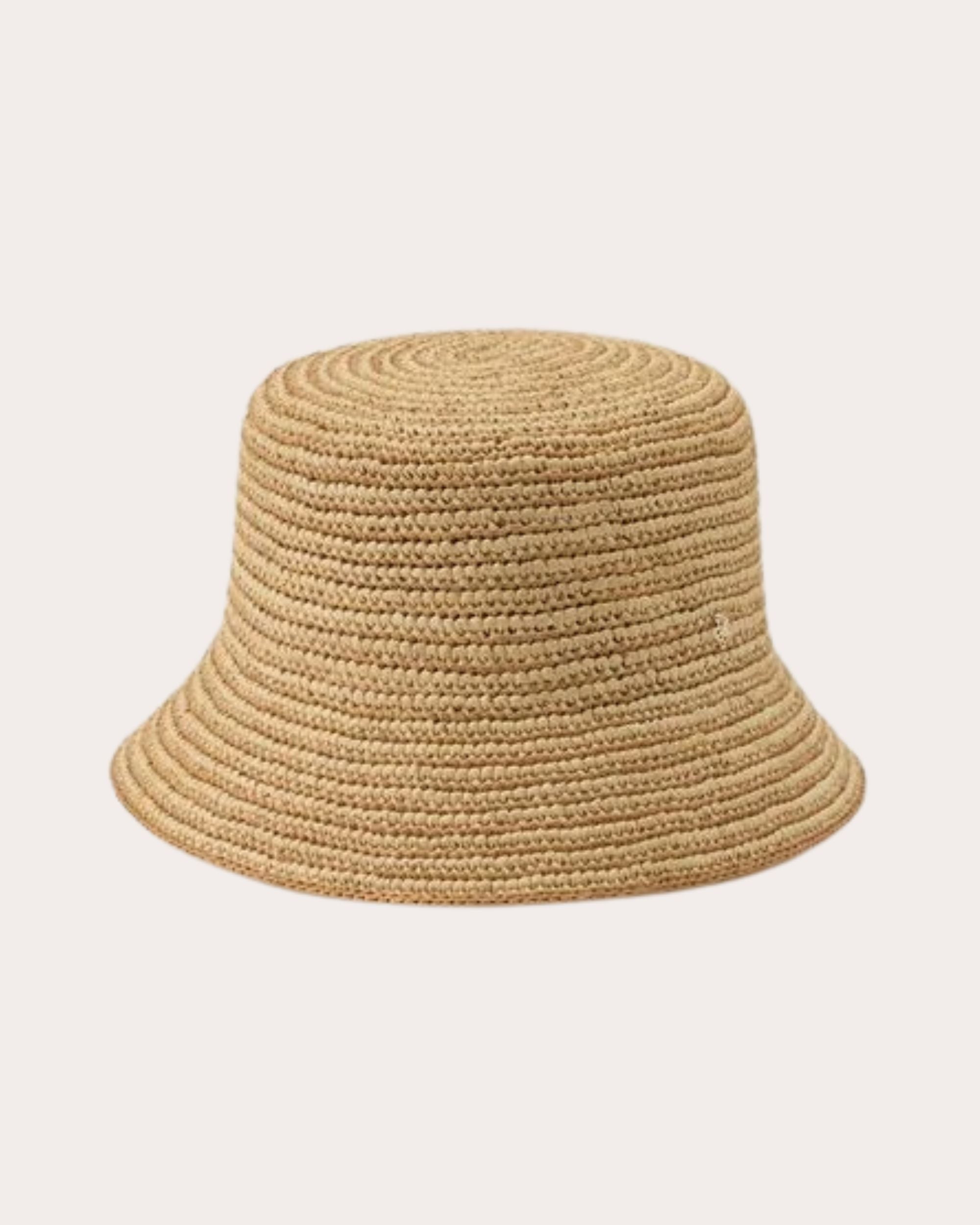 Nala Crocheted Raffia Bucket Hat