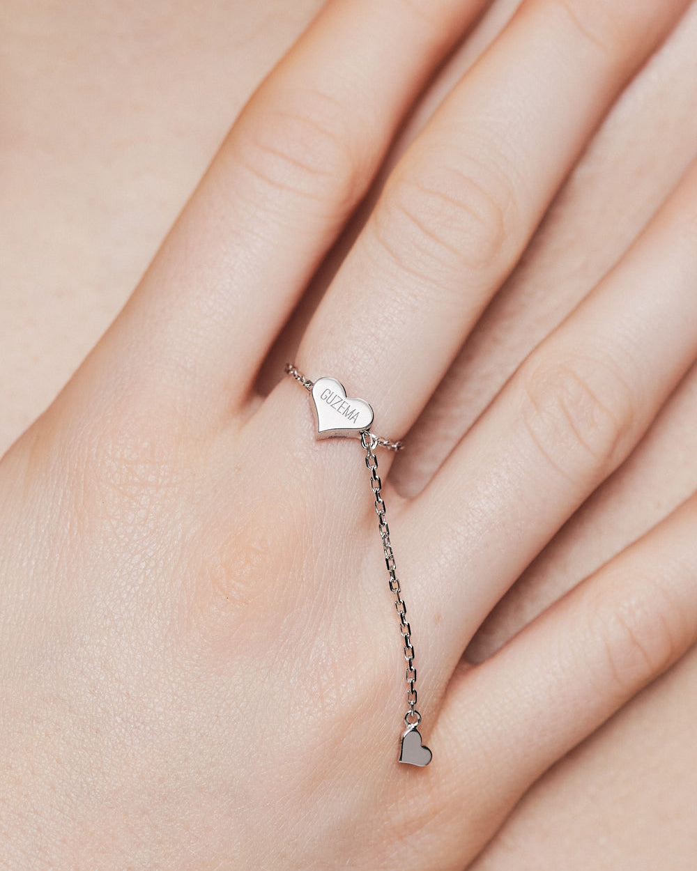 18k Gold Heart Transformer Ring