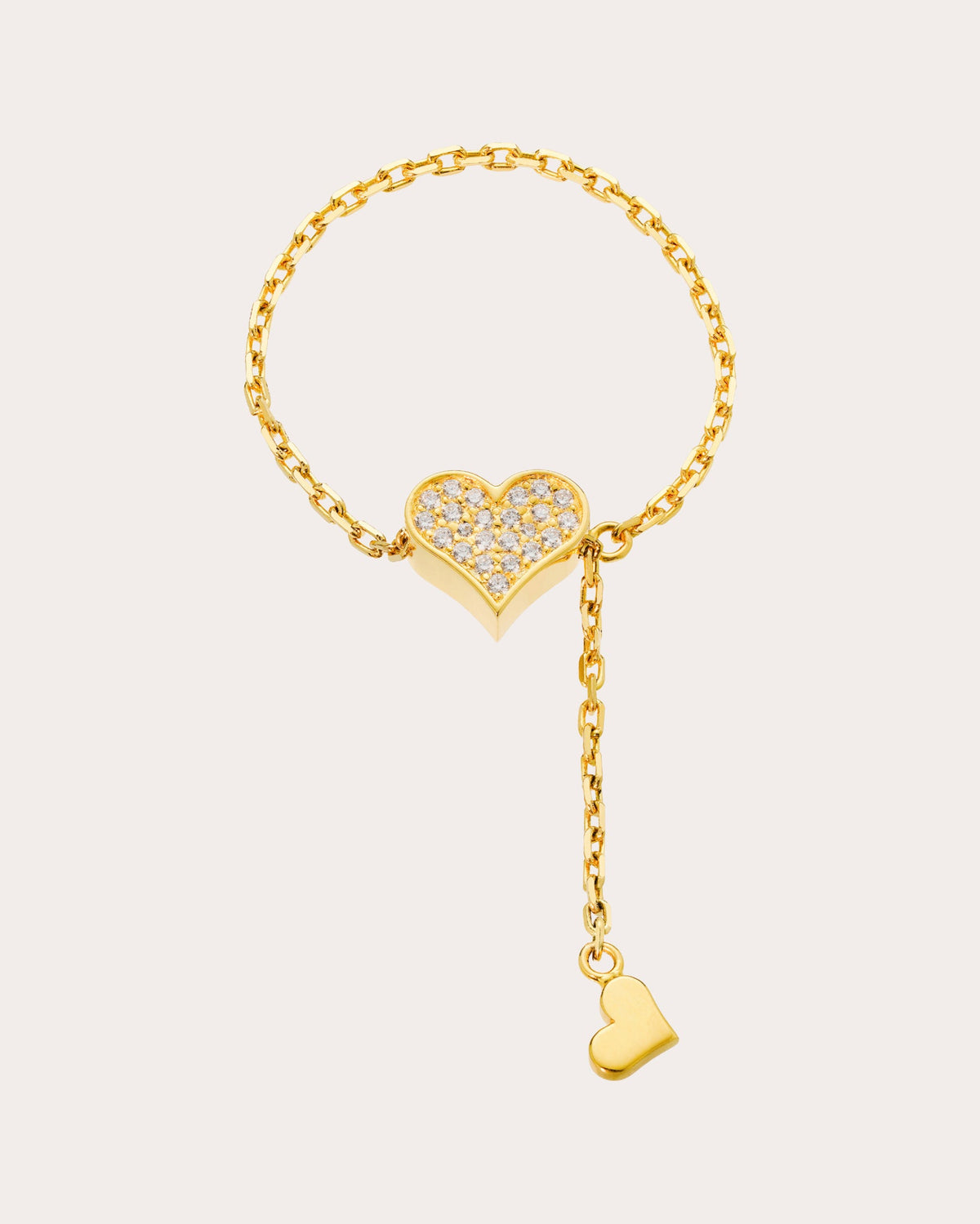 Diamond Heart Transformer Ring