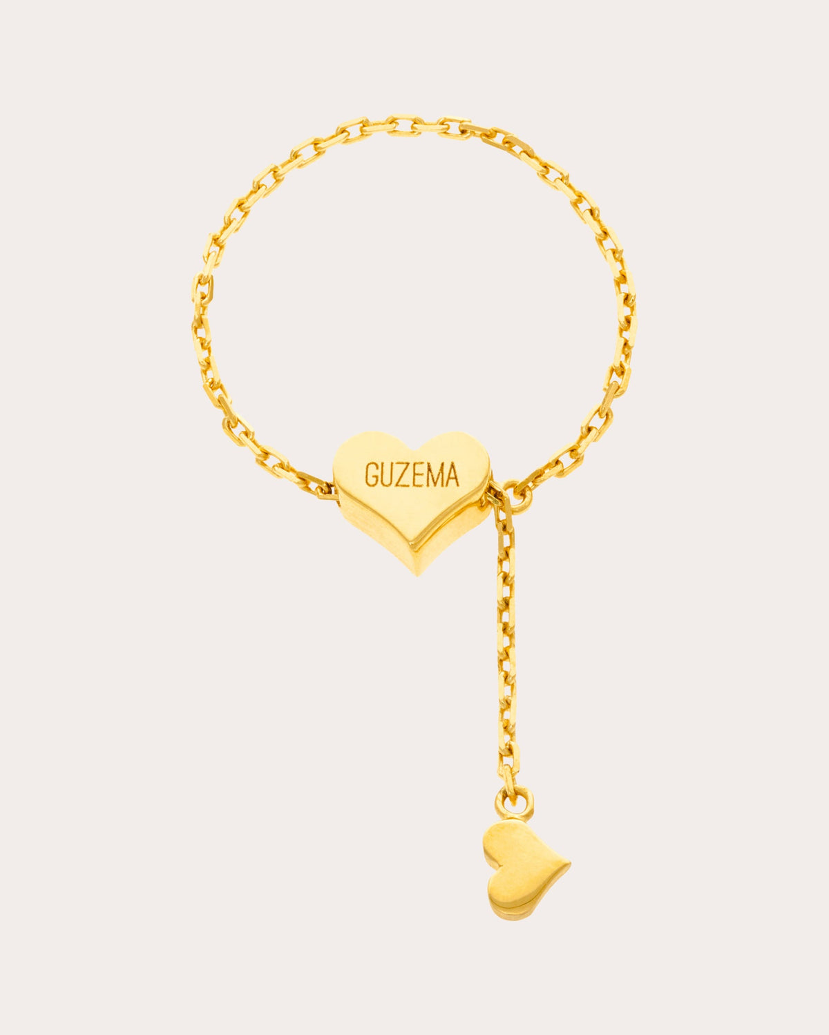 18k Gold Heart Transformer Ring