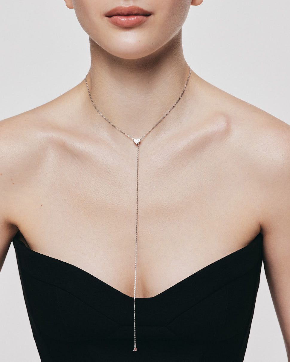 18k Gold Heart Transformer Necklace