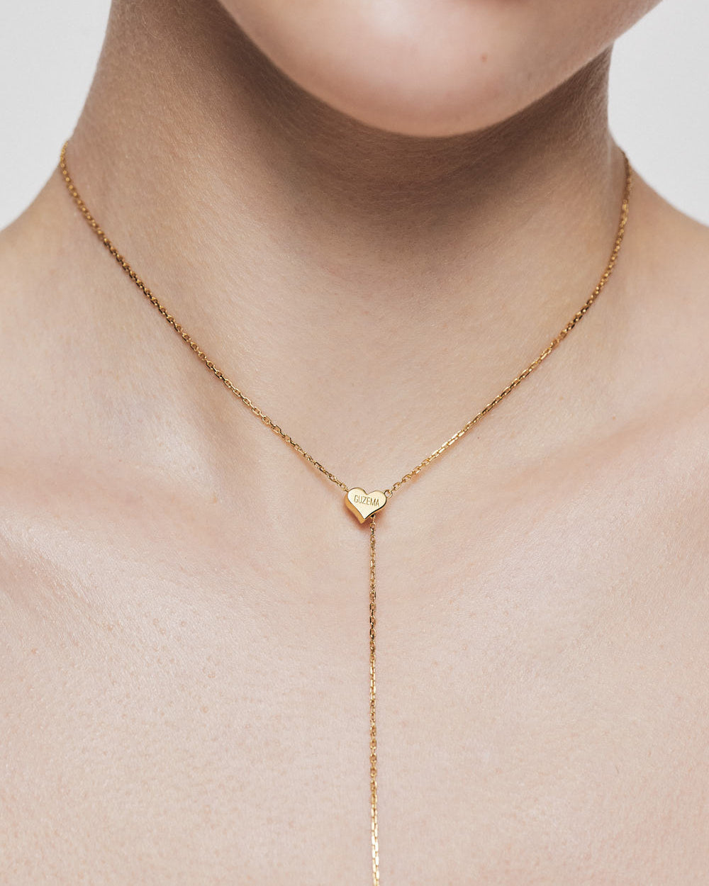 18k Gold Heart Transformer Necklace