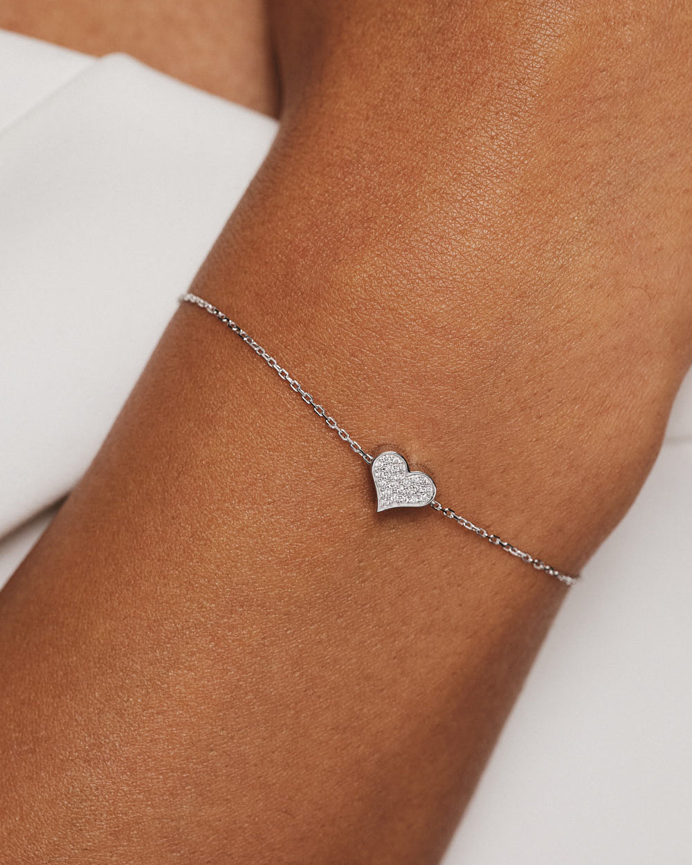 Diamond Heart Bracelet