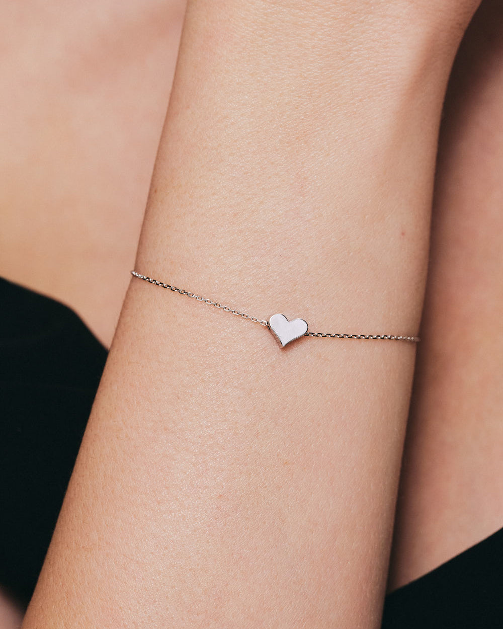 18k Gold Heart Bracelet