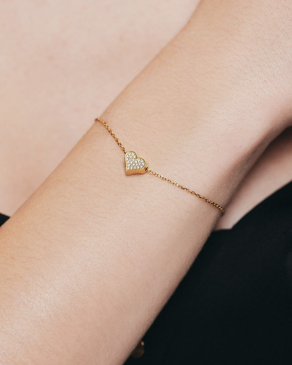 Diamond Heart Bracelet