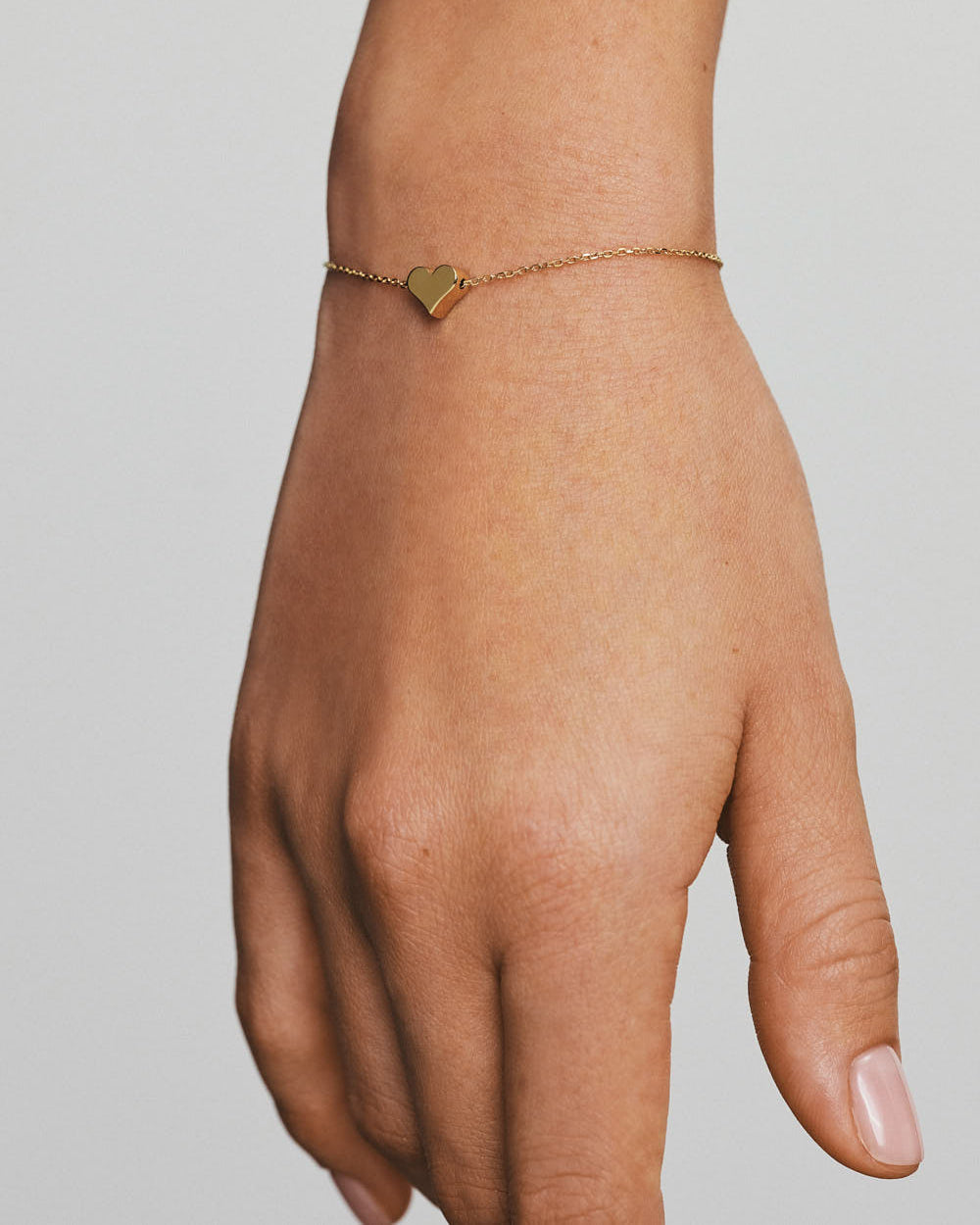 18k Gold Heart Bracelet