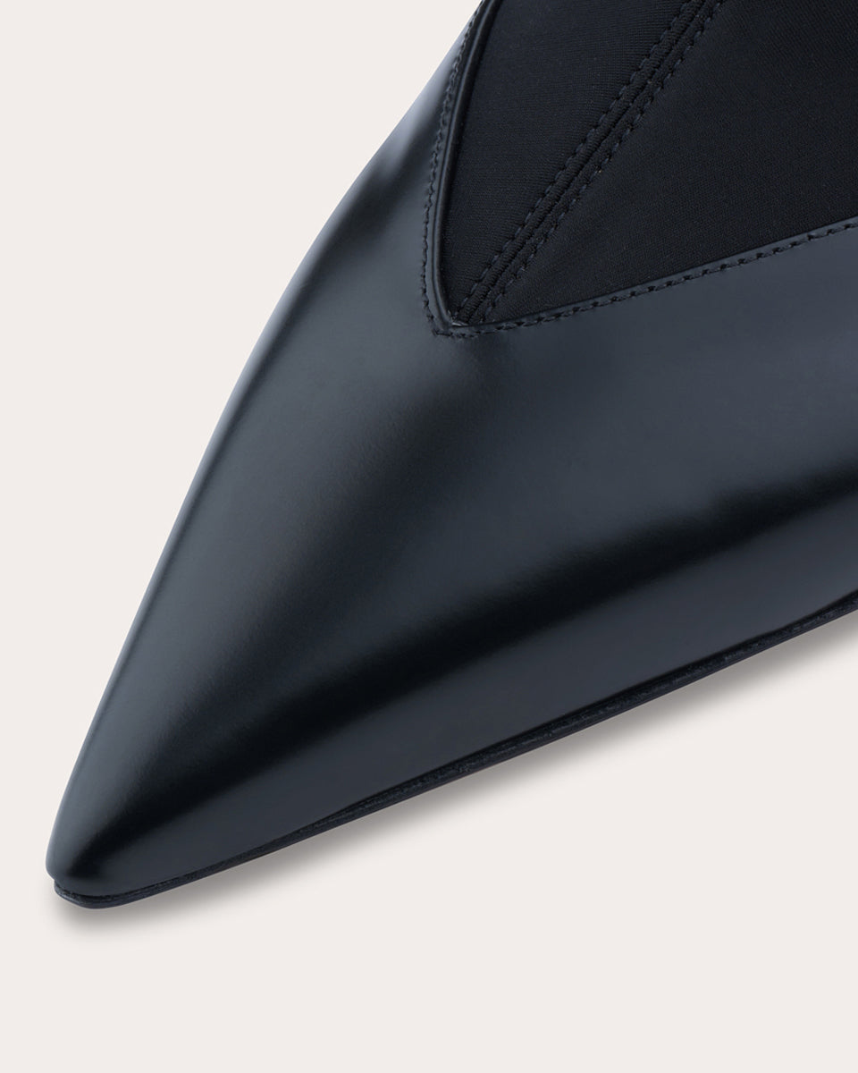 Vega 40 Leather-Trimmed Ankle Boot