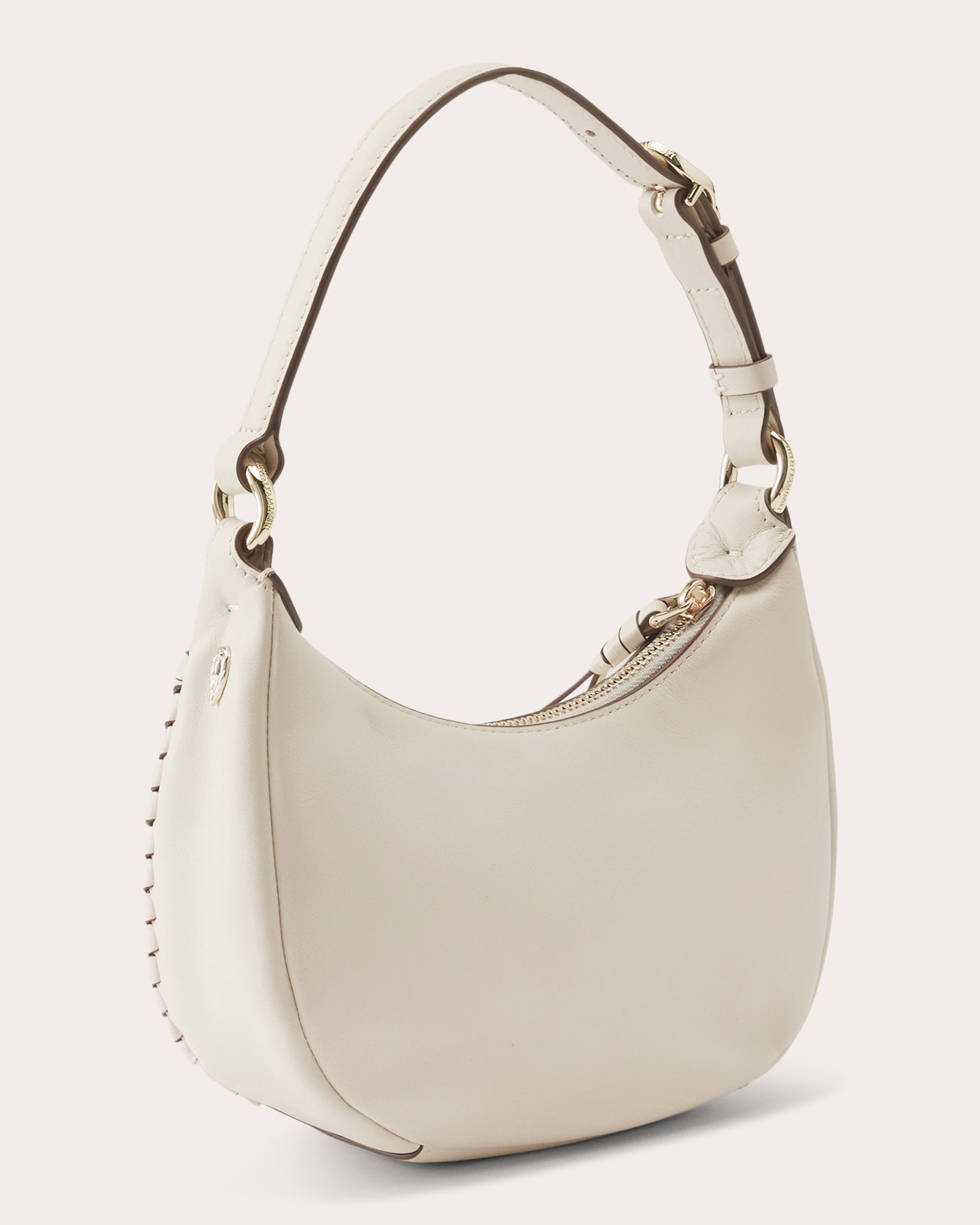 Mini Vivie Leather Hobo Bag
