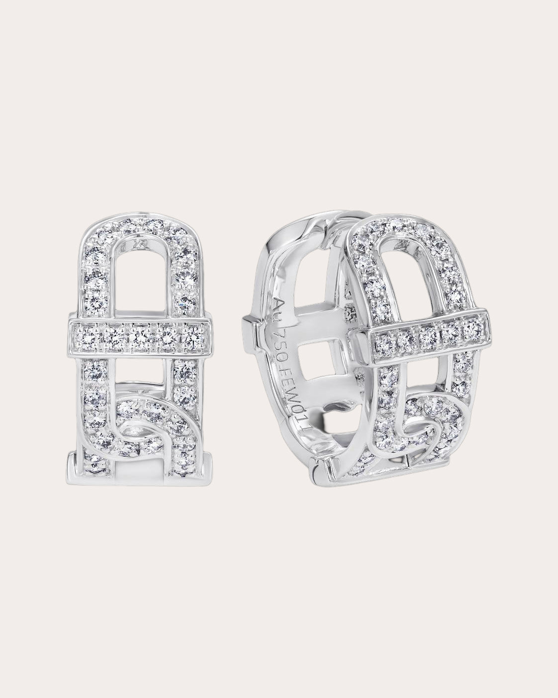 Diamond Pavé Vitamin Pink Mini Hoop Earrings