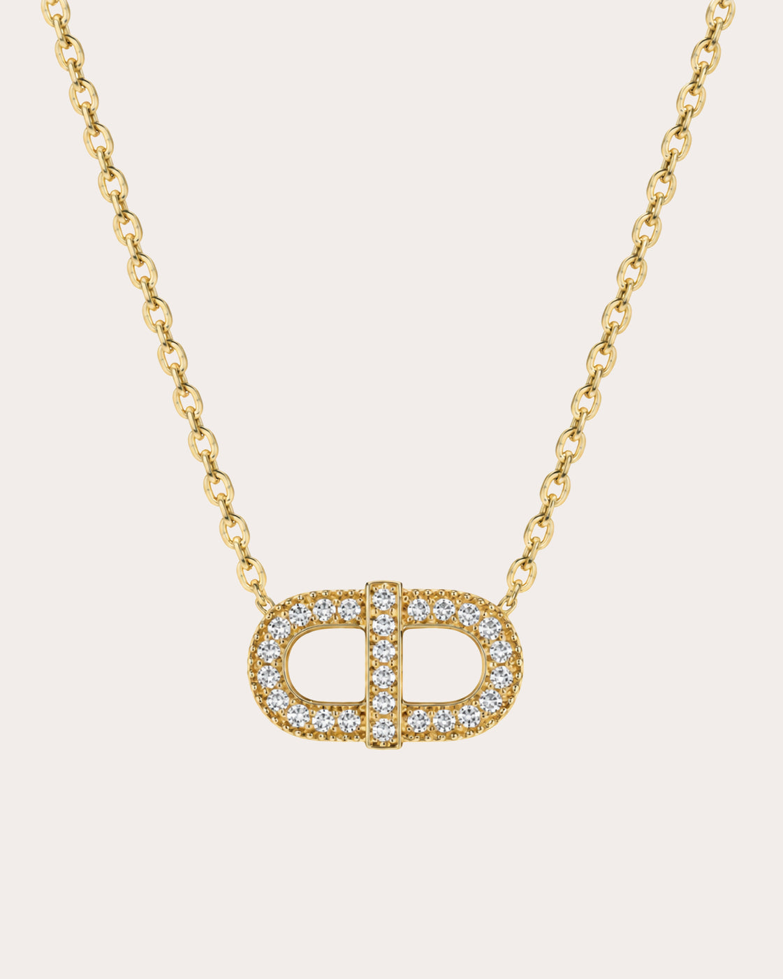Diamond Vitamin Pink Mini Pendant Necklace