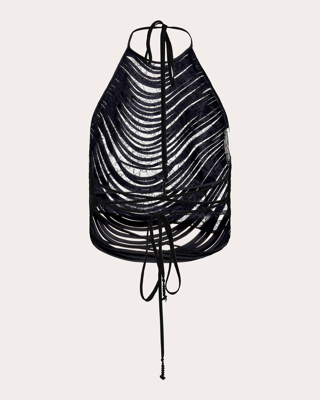Valentina Silk Pata de Cabra Halter Top