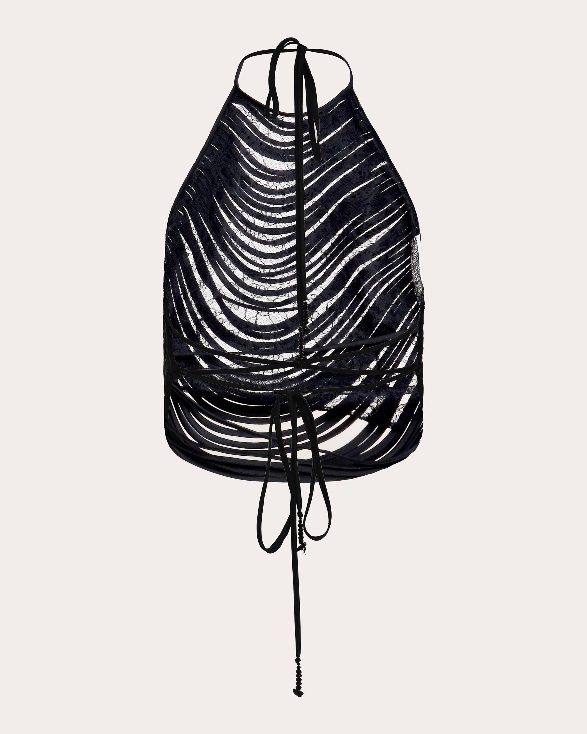 Valentina Silk Pata de Cabra Halter Top
