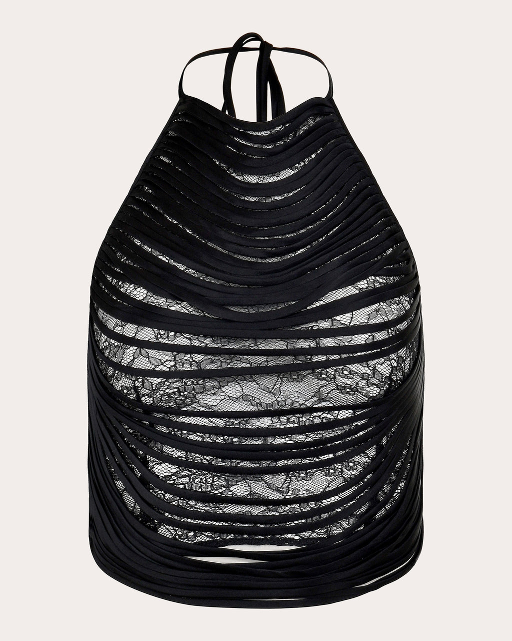 Valentina Silk Pata de Cabra Halter Top