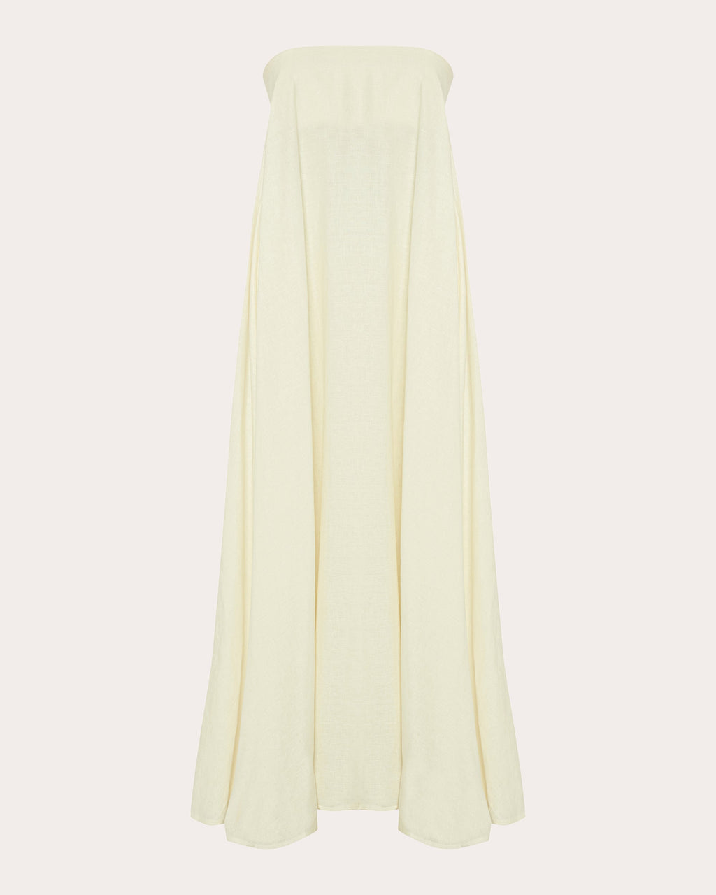 Venice Strapless Linen Maxi Dress