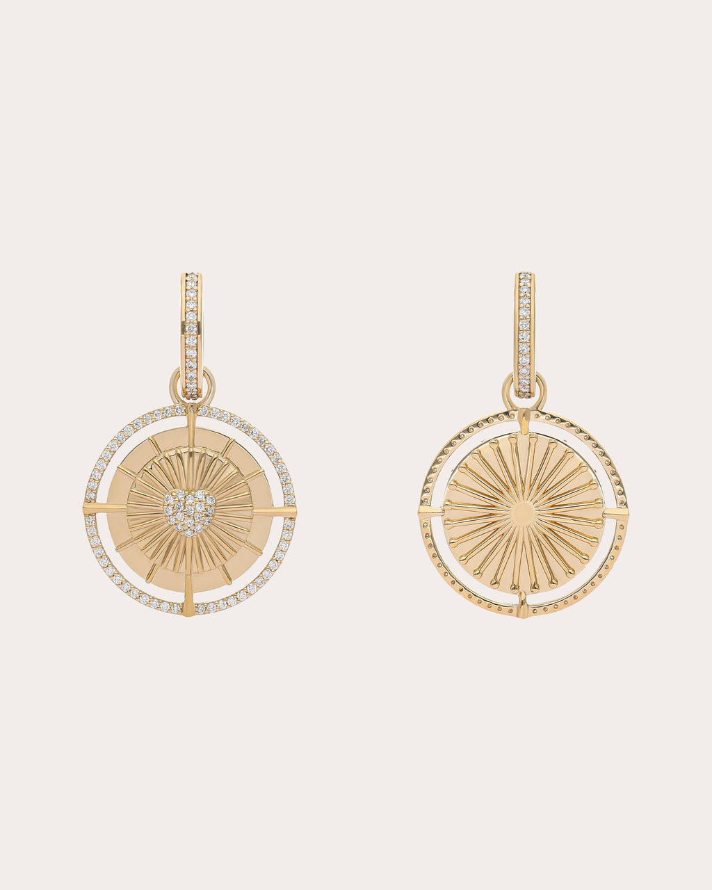 Diamond & 14k Gold Venus Medallion Necklace