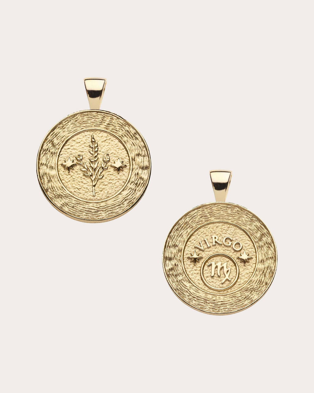 VIRGO Small Zodiac Coin Pendant Necklace